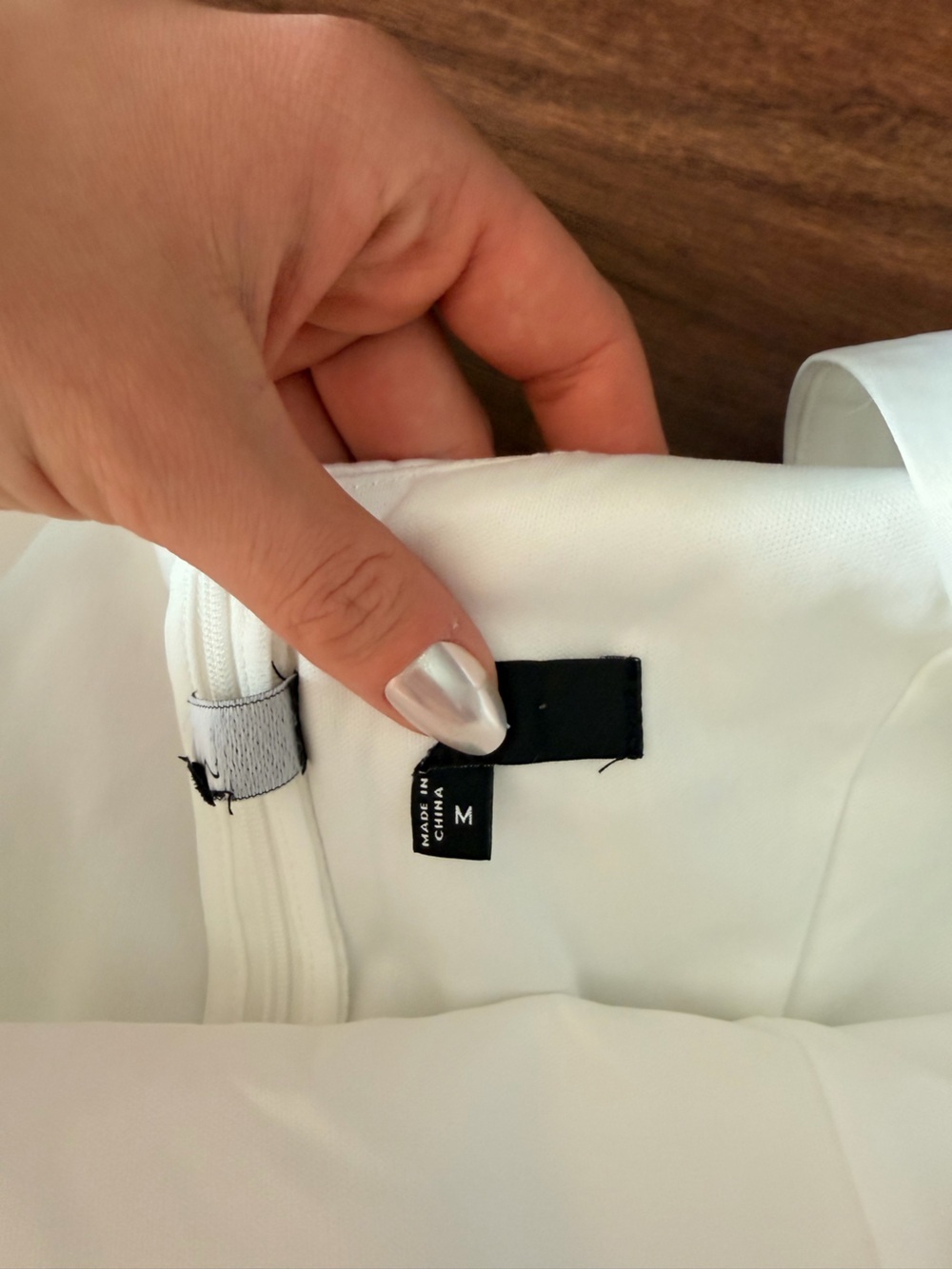 NWOT Lulus Regal Cutie White Satin Square Neck Bubble-Hem Mini Dress - Picture 4 of 4
